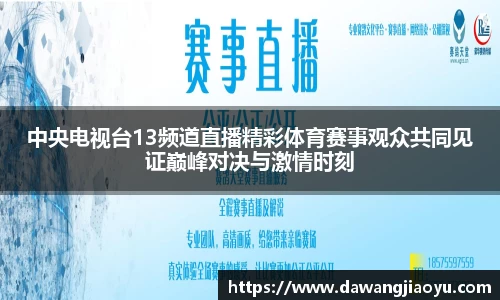 中央电视台13频道直播精彩体育赛事观众共同见证巅峰对决与激情时刻